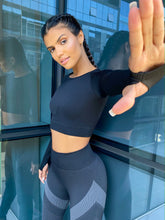 Solid Raglan Sleeves Active Top